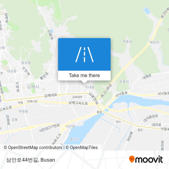 삼안로44번길 map