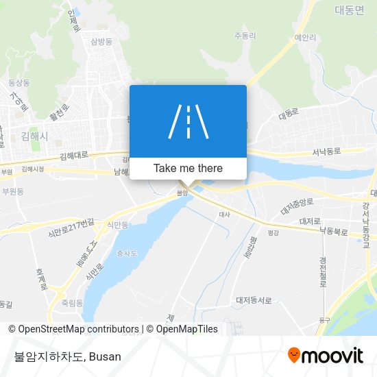 불암지하차도 map