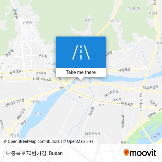 낙동북로73번가길 map