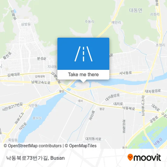 낙동북로73번가길 map