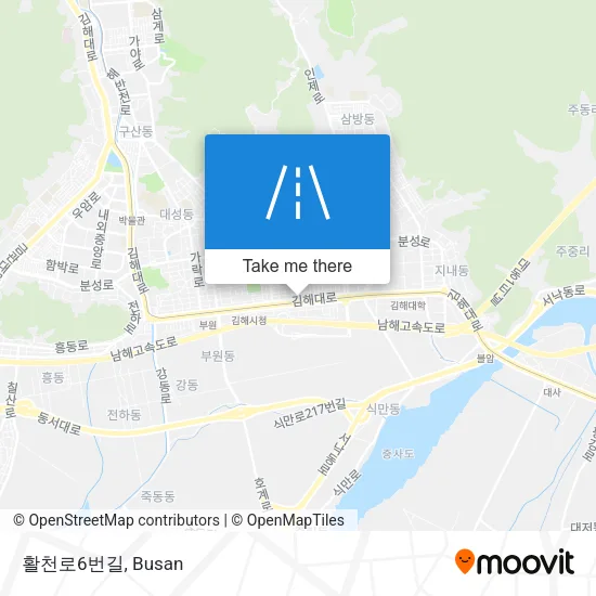 활천로6번길 map