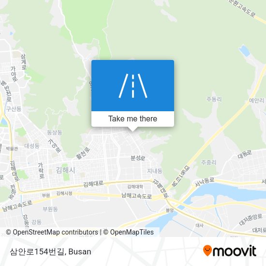 삼안로154번길 map