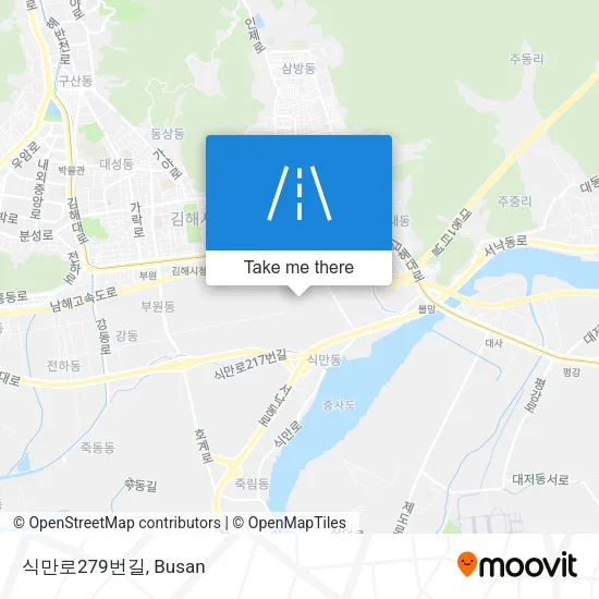 식만로279번길 map
