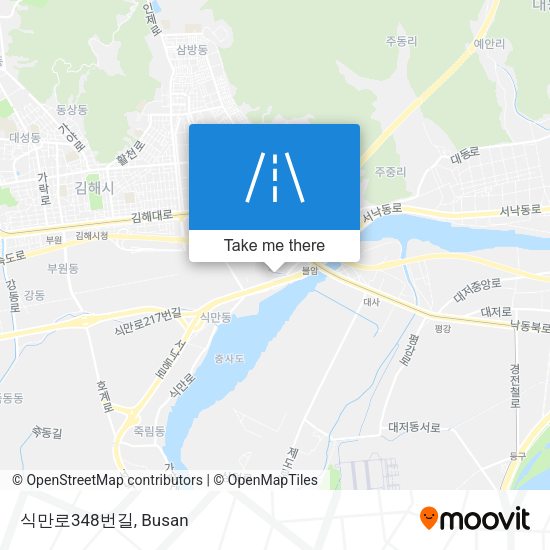 식만로348번길 map