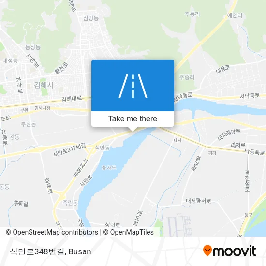 식만로348번길 map