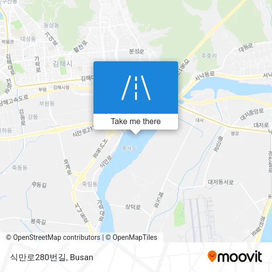 식만로280번길 map