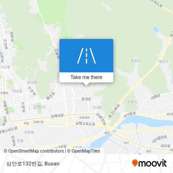 삼안로132번길 map