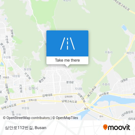 삼안로112번길 map