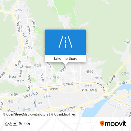활천로 map