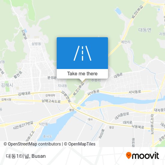 대동1터널 map
