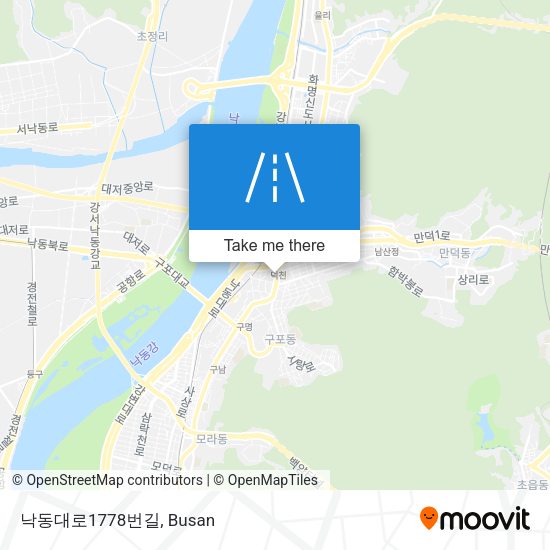 낙동대로1778번길 map