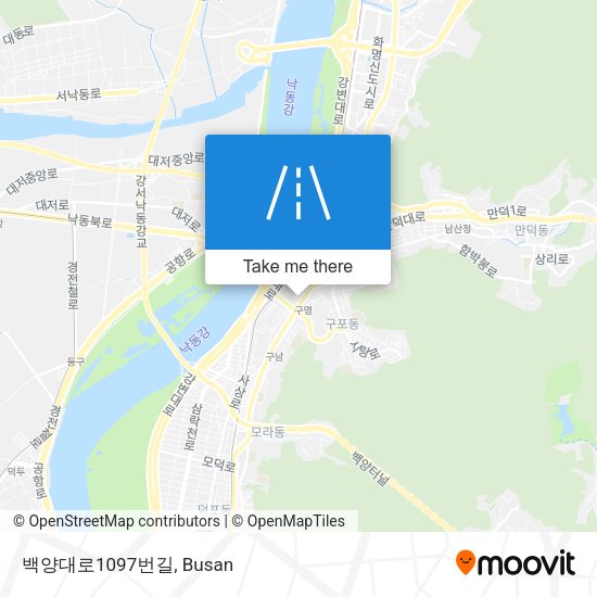 백양대로1097번길 map