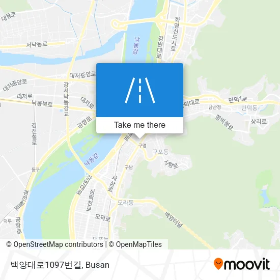 백양대로1097번길 map