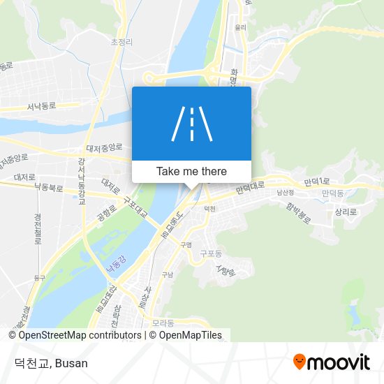 덕천교 map