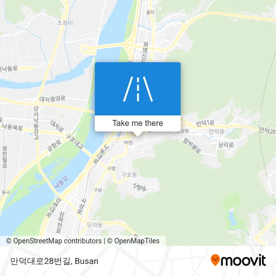 만덕대로28번길 map