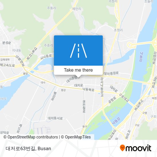 대저로63번길 map