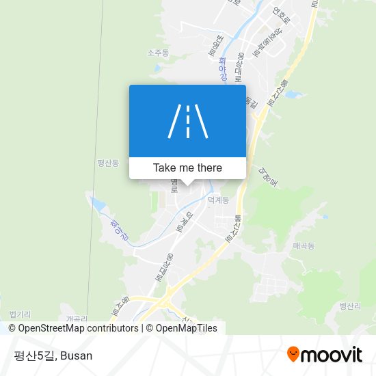 평산5길 map