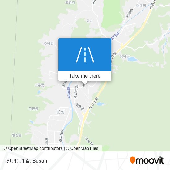 신명동1길 map