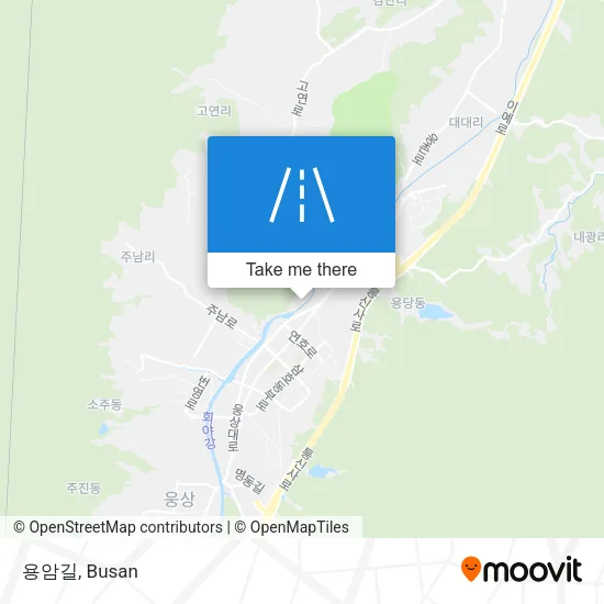용암길 map