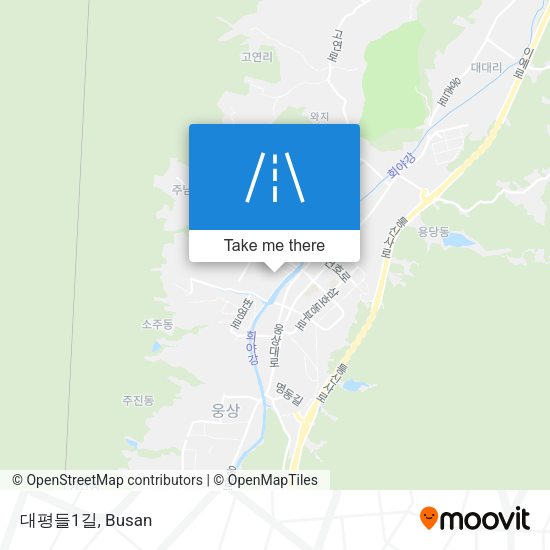 대평들1길 map
