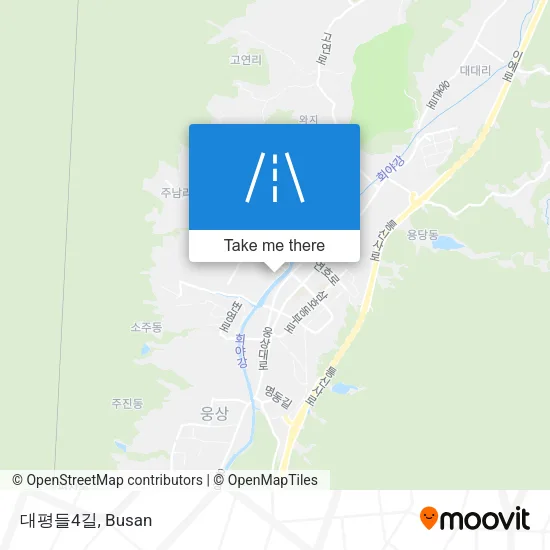 대평들4길 map