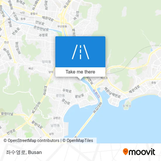 좌수영로 map