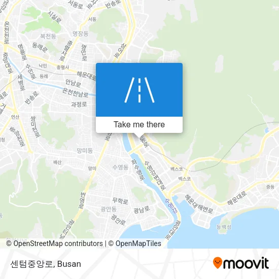 센텀중앙로 map