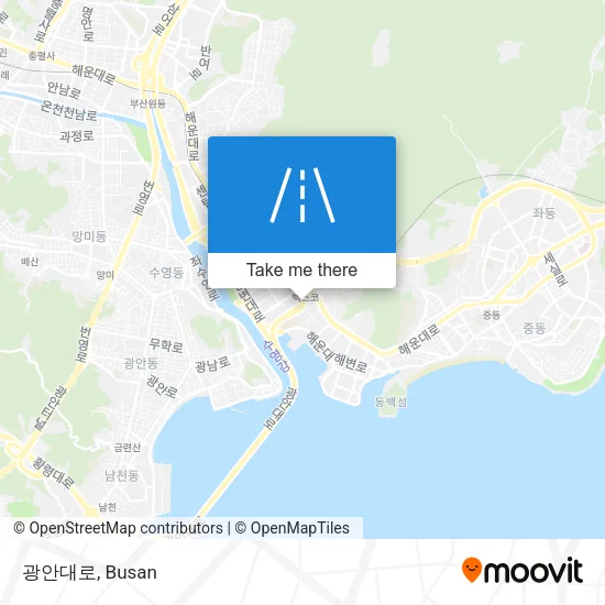 광안대로 map