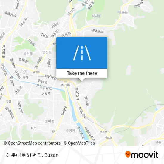 해운대로61번길 map