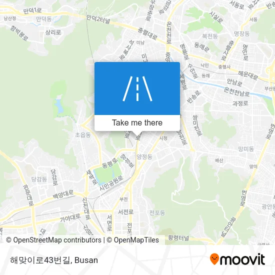 해맞이로43번길 map