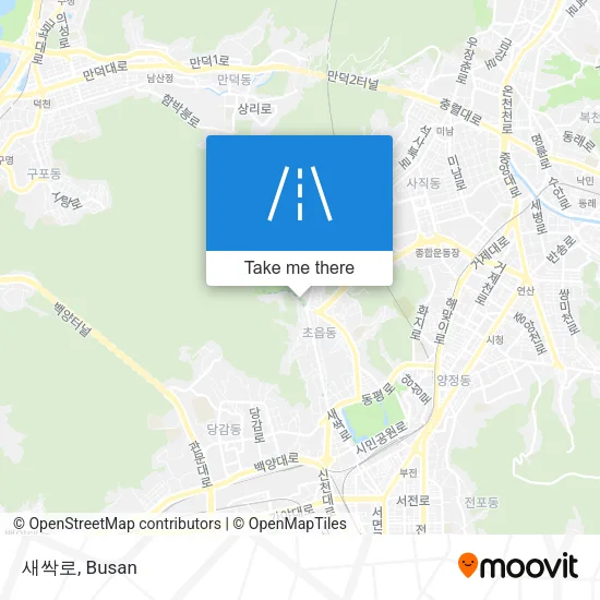 새싹로 map