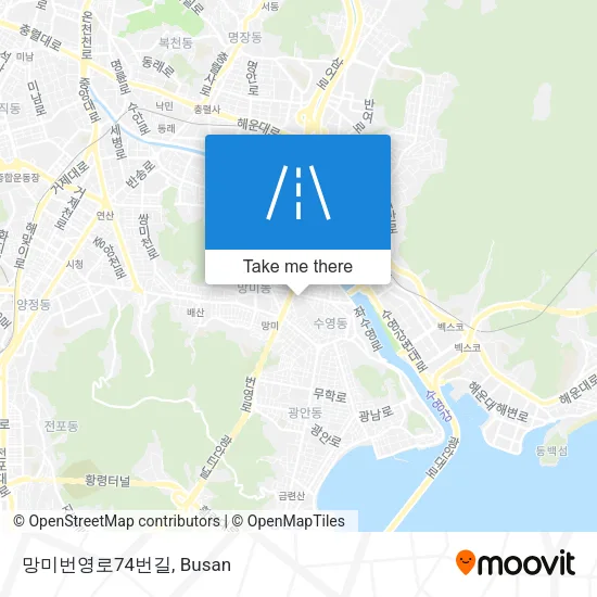 망미번영로74번길 map
