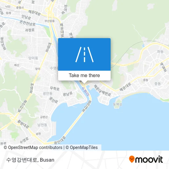 수영강변대로 map