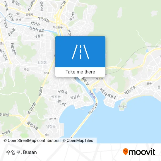 수영로 map