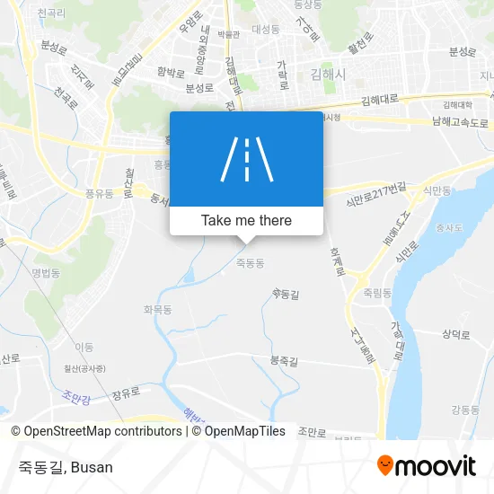 죽동길 map