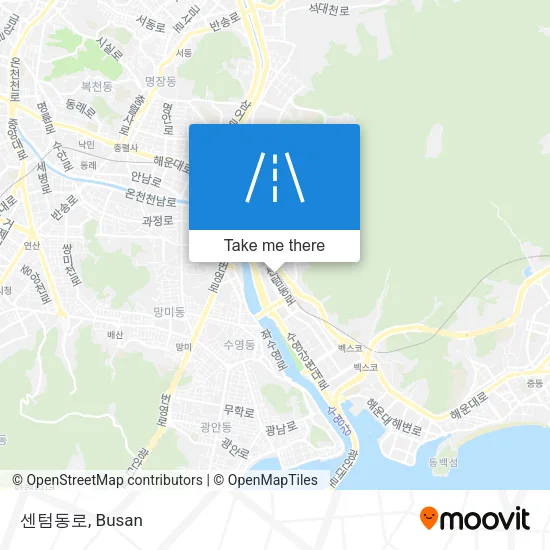 센텀동로 map