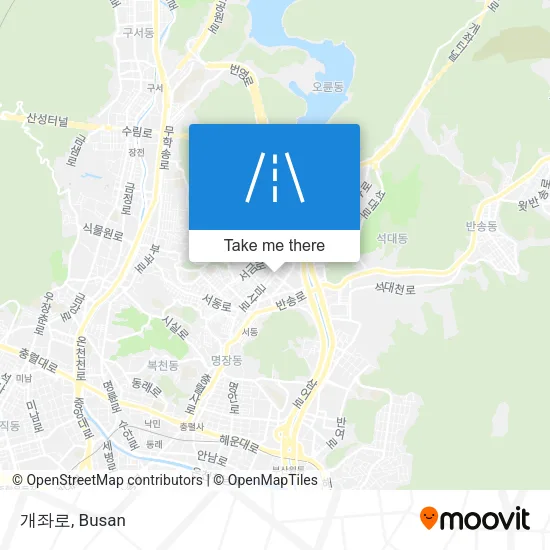 개좌로 map