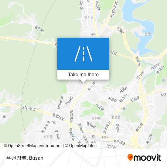 온천장로 map