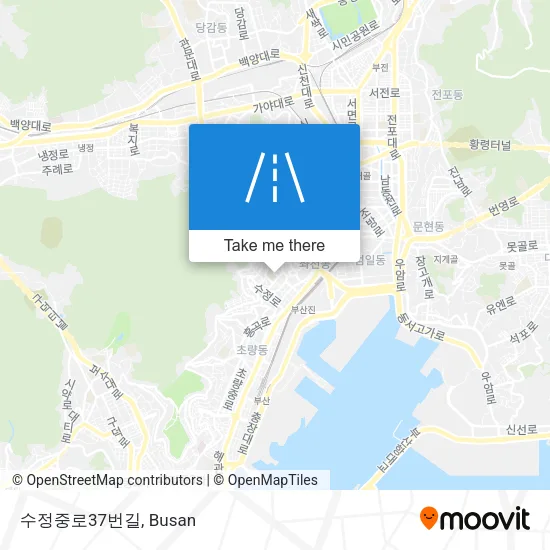 수정중로37번길 map