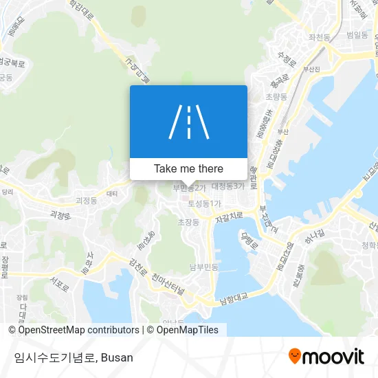 임시수도기념로 map