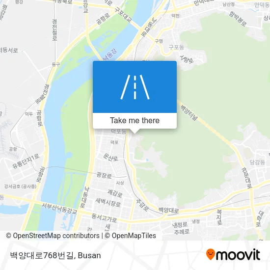 백양대로768번길 map