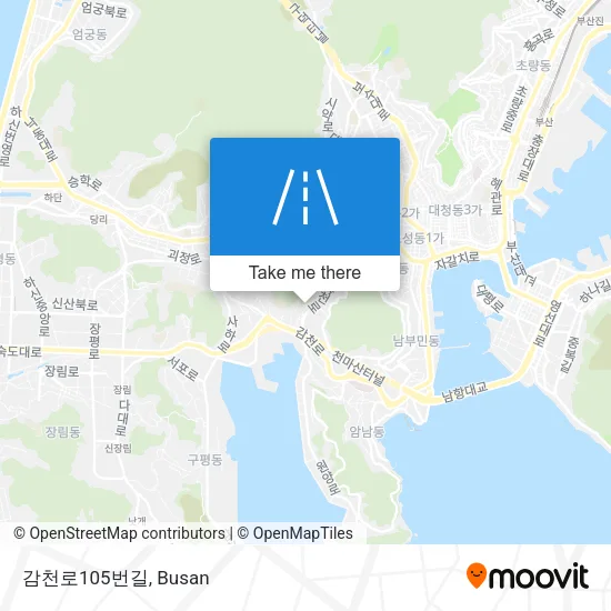 감천로105번길 map