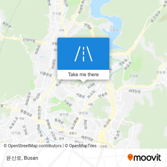 윤산로 map