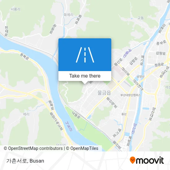 가촌서로 map