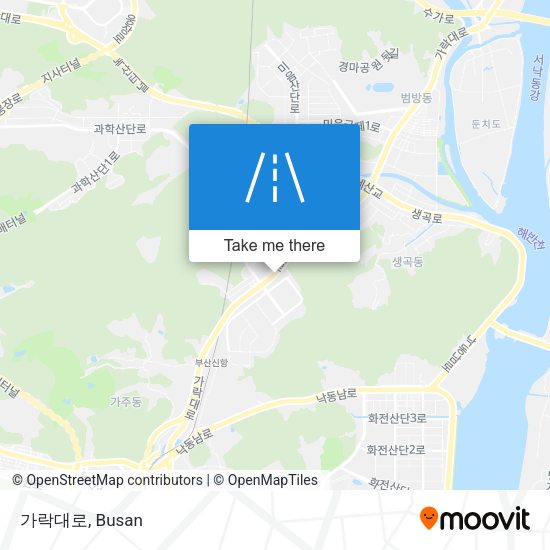 가락대로 map