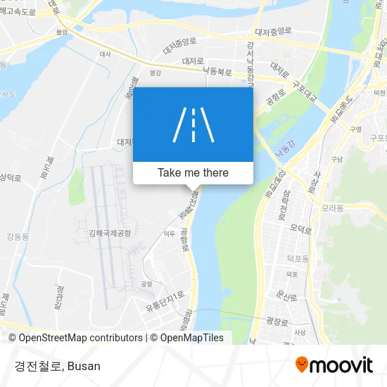 경전철로 map
