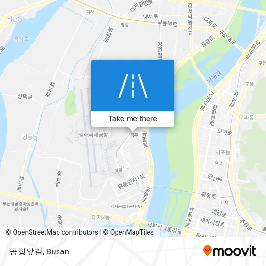 공항앞길 map