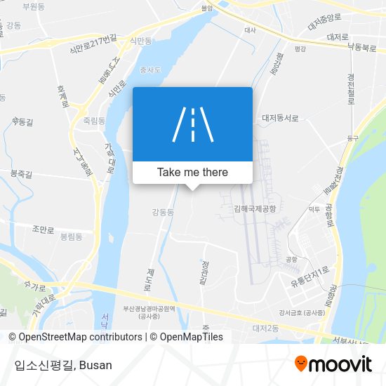 입소신평길 map