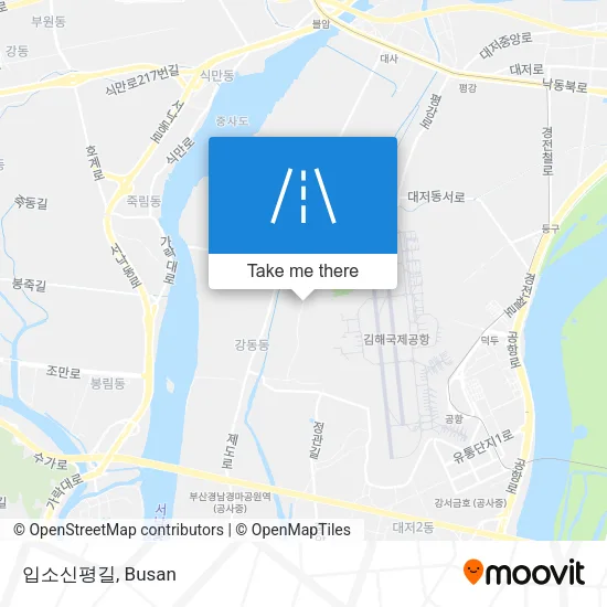 입소신평길 map