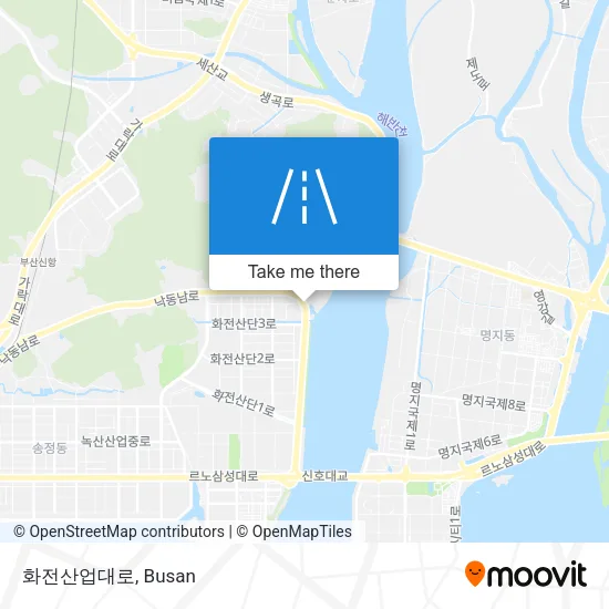 화전산업대로 map